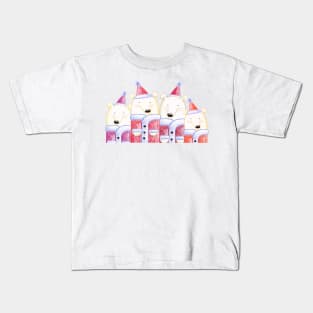 It's A Family of Bears - Santa's Helpers Kids T-Shirt